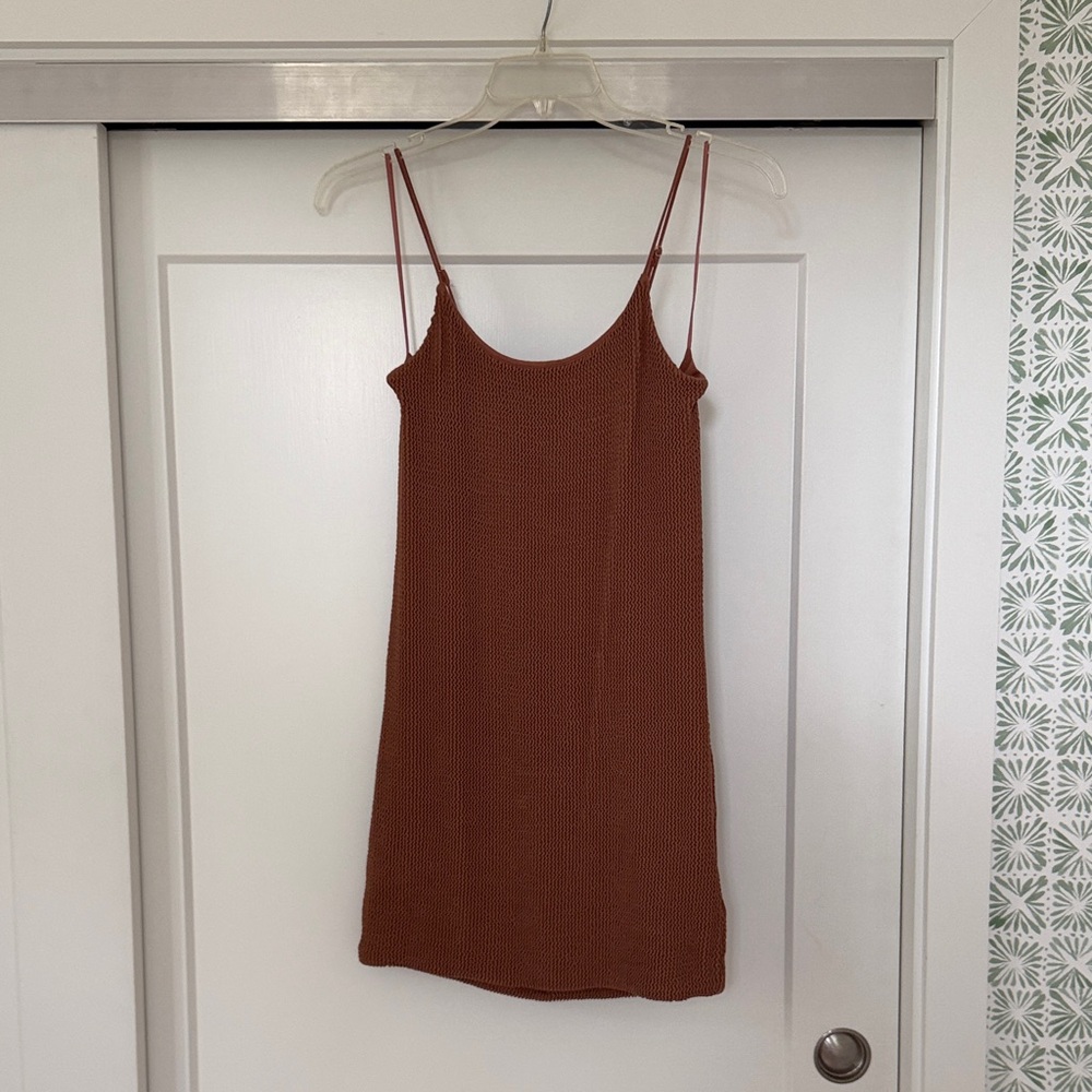 z supply NWT Brown mini dress size M/L